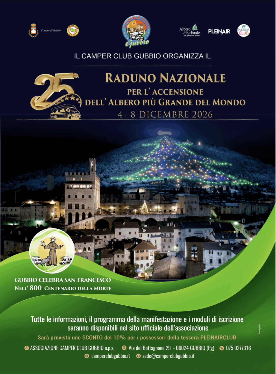 Locandina Raduno Accensione Albero 2026
